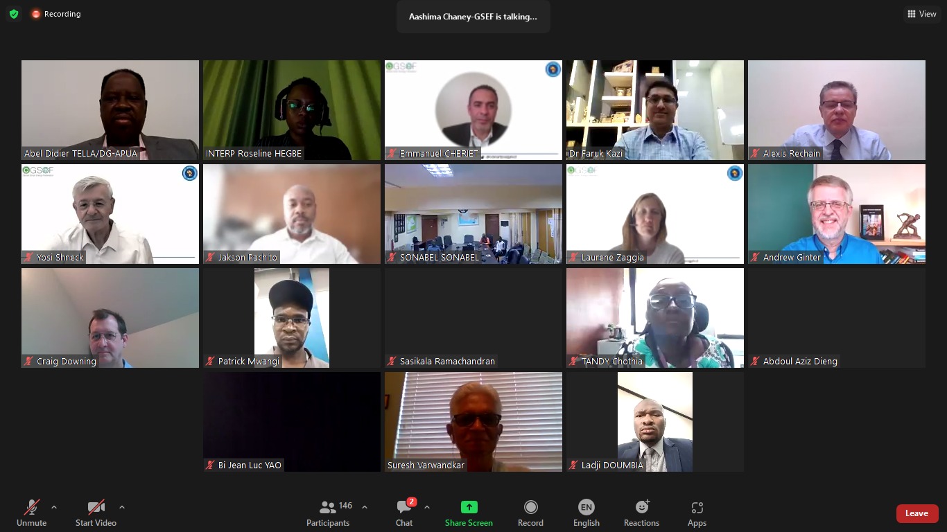 GSEF-APUA International Webinar on 